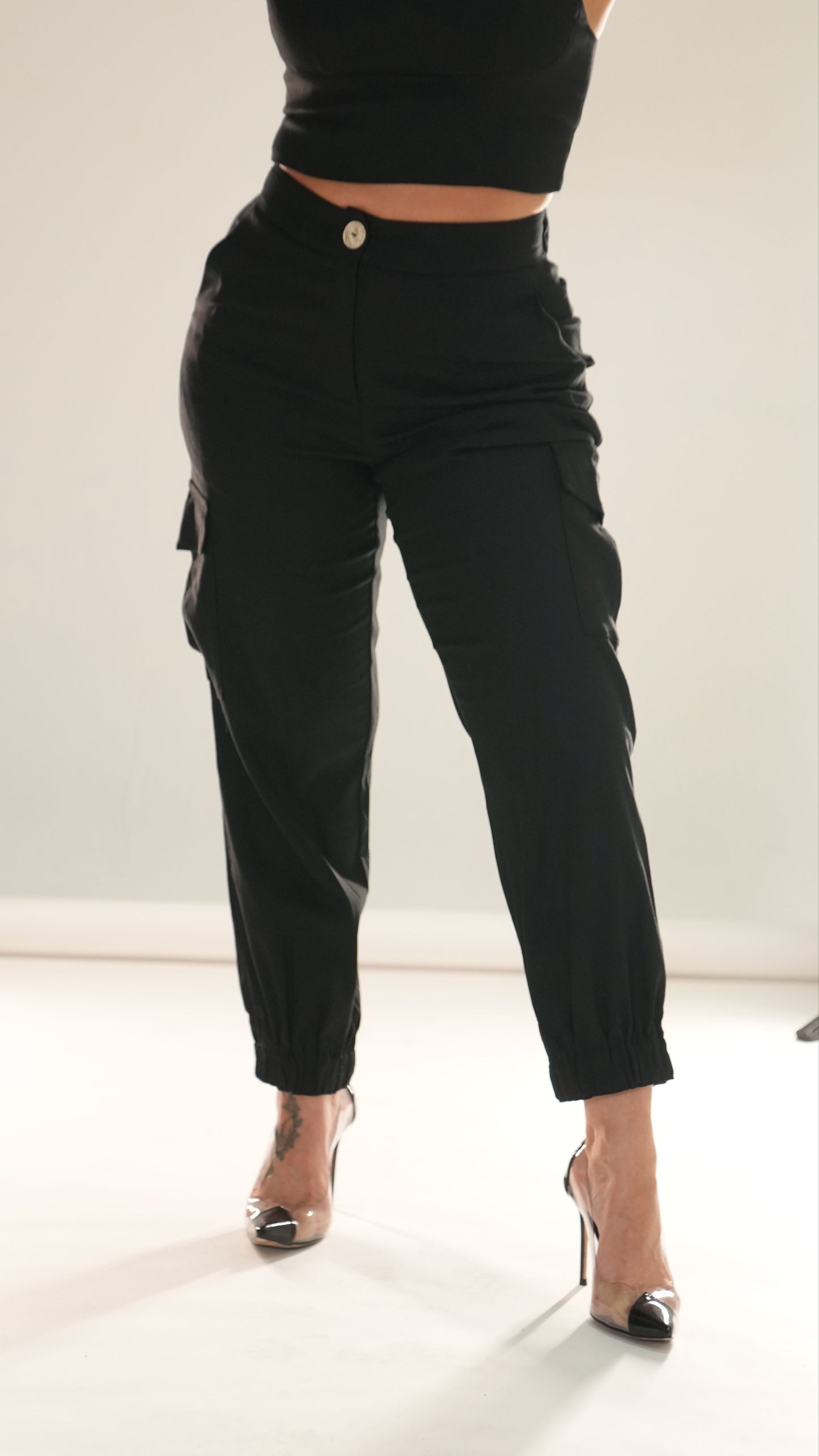 REJANE PANTS -     Onyx black