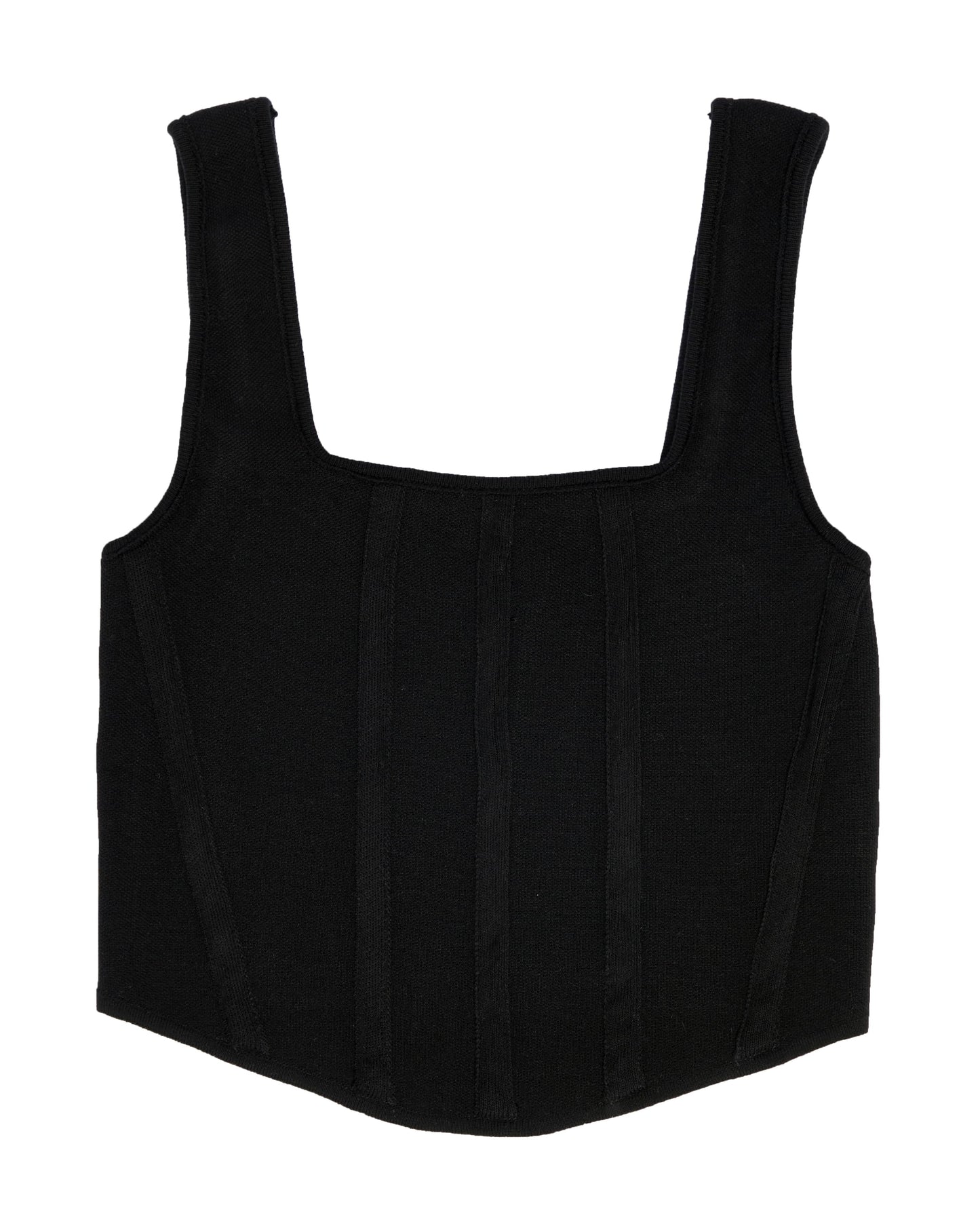 SARAH CROP TOP - Onyx black