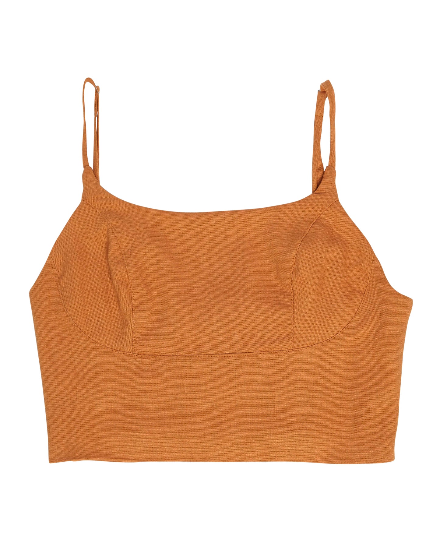 REJANE TOP - Chestnut brown