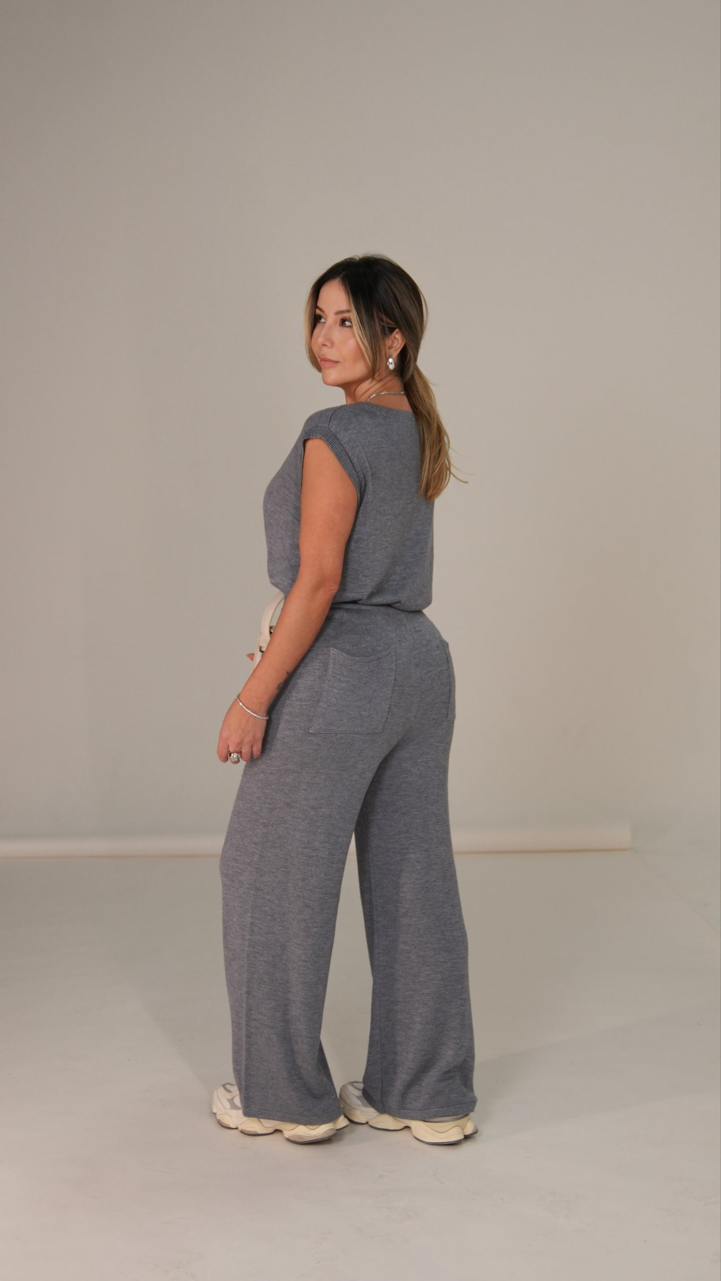 ESTHER SET - Stone grey